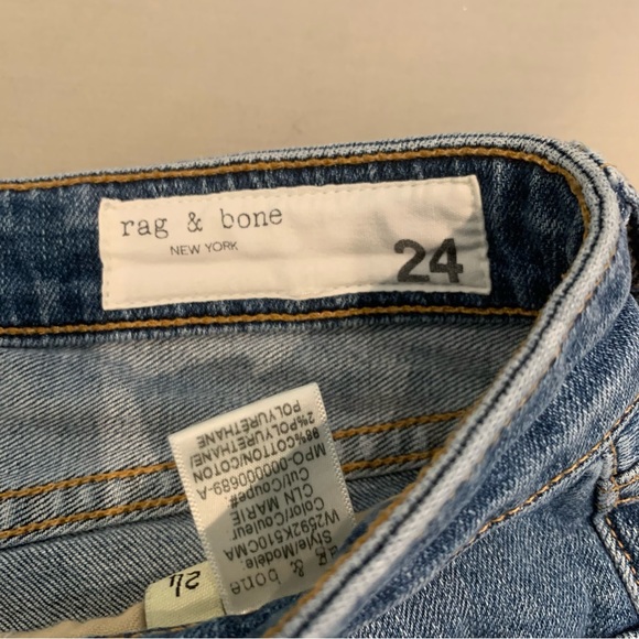 rag & bone Dre Low-Rise Ankle Slim Boyfriend Jeans - Picture 8 of 10